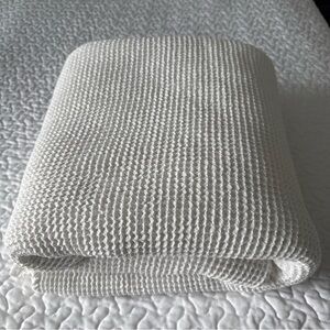 Boll and Branch | 100% Organic Cotton White Waffle Blanket Queen/ Full